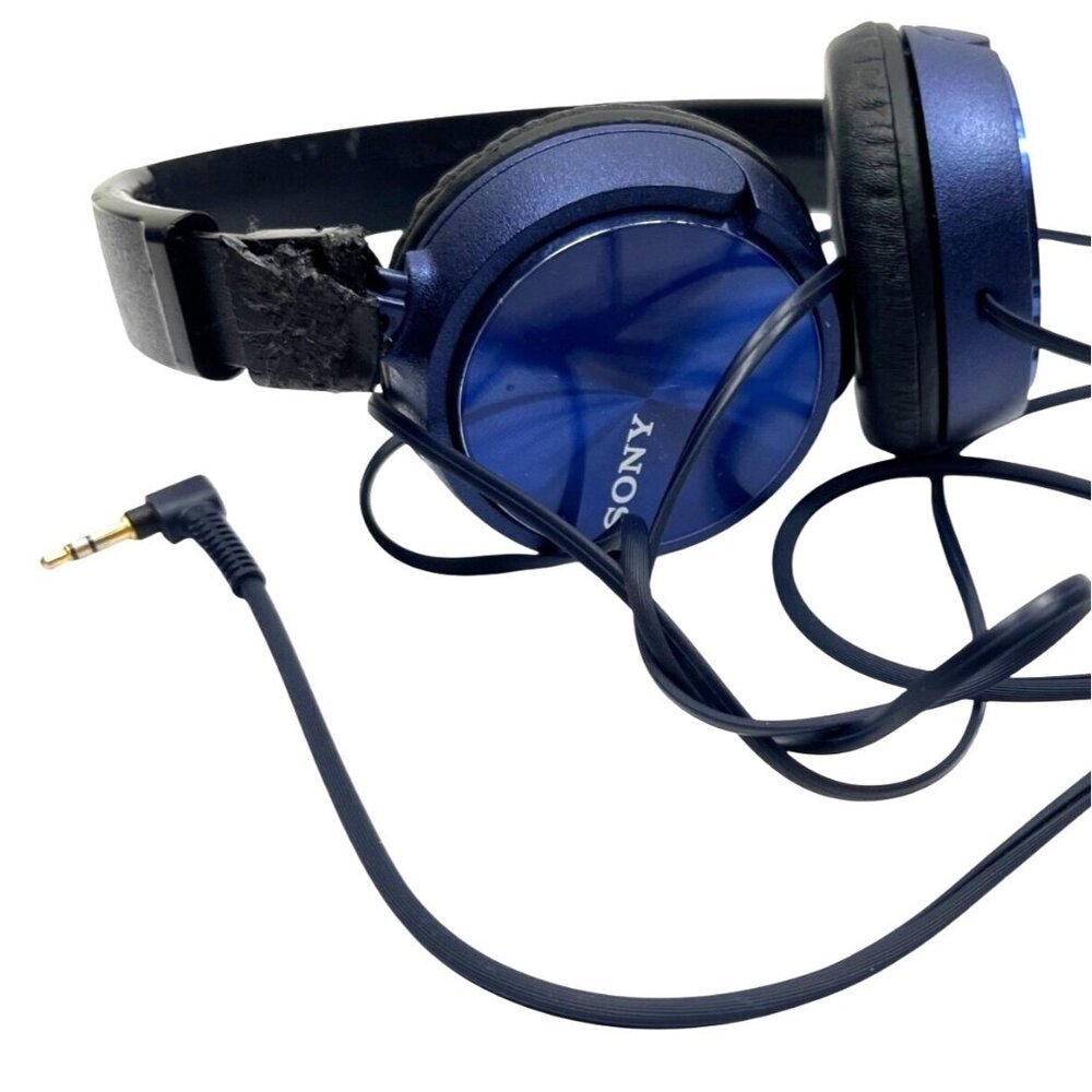 Sony Wired On-Ear Headphones MDR-ZX310 Blue With 3.5mm  93f